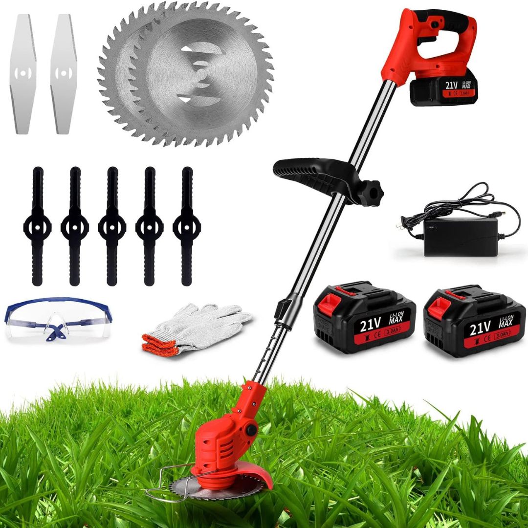 TurboBlade® | Guadaña Recargable + 2 Baterías de 48V